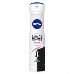 Nivea Anti-Transpirant Black & White Original 48h Protection 200ml (lot de 4)