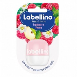 Labellino Baume à Lèvres Framboise & Pomme Soin Intense et Hydratation Longue Durée 7g (lot de 3)