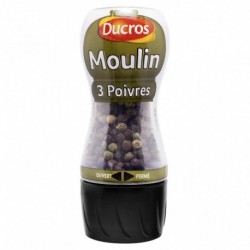 Ducros Moulin 3 Poivres 34g (lot de 3)