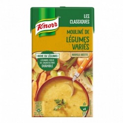 Knorr Les Classiques Mouliné de Légumes Variés 1L (lot de 4)