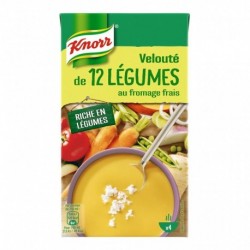 Knorr Velouté de 12 Légumes au Fromage Frais 1L (lot de 4)