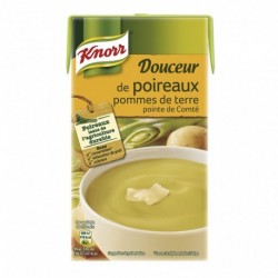 Knorr Douceur de Poireaux Pommes de Terre Pointe de Comté 1L (lot de 4)