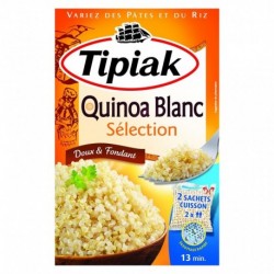 Tipiak Quinoa Blanc Sélection Doux & Fondant par 2 Sachet 240g (lot de 4)