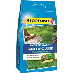 Algoflash Engrais Gazon Anti-Mousse Favorise la Repousse 7Kg (lot de 2)