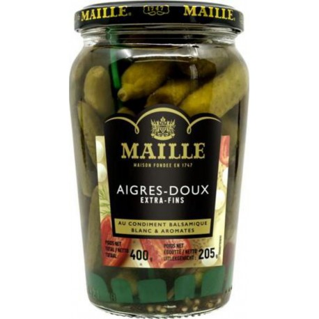 Maille Cornichons Aigres-Doux Extra-fin 205g