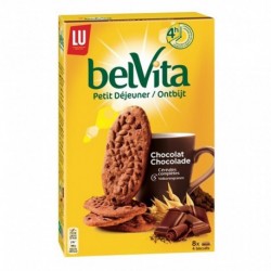 LU BelVita Petit Déjeuner Chocolat 5 Céréales Complètes 400g (lot de 6)