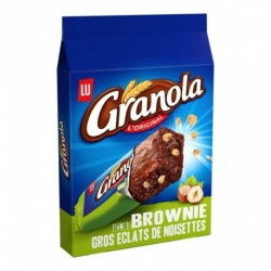 LU Granola L’Original Brownie Gros Éclats de Noisettes 180g (lot de 6)