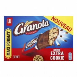LU Granola L’Original Barre Extra Cookie Maxi Format 280g (lot de 6)