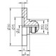 Gesipa pièce de rechange embout de charnière PG 16/36 pour rivets aveugles Ø 6,0 mm aluminium 1464002