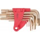 KS Tools Jeux de clés mâles BRONZEplus sur support 10 pcs. pouces 963,1514