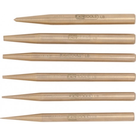 KS Tools Jeu de chasses clous BRONZEplus, 6 pcs. 963,256