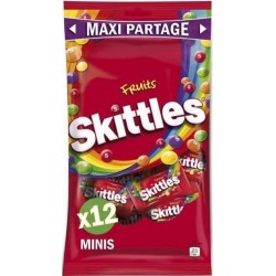 Skittles Fruits Original x12 minis sachets individuels 312g