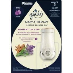 Glade Diffuseur et Recharge Aromathérapie Moment Of Zen