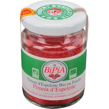 BIPIA Epicea Piment d'Espelette A.o.c Les continents des saveurs 40g