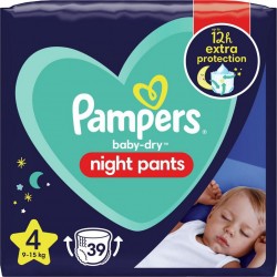 PAMPERS NIGHT PANTS T4 X39