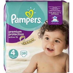 PAMPERS GEANT T4 7-18Kg X39