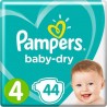 PAMPERS BABY DRY GEANT T4 7-18Kg X44