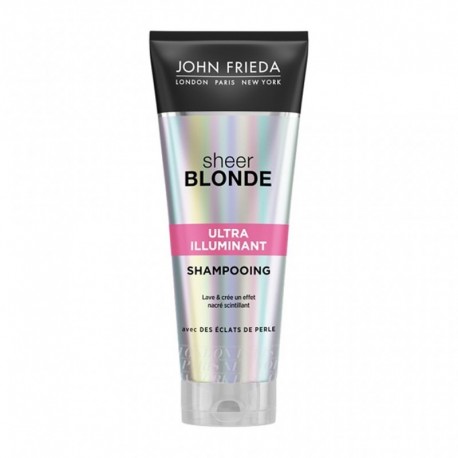 John Frieda Sheer Blonde Ultra Illuminant Shampooing avec des Éclats de Perles 250ml (lot de 3)