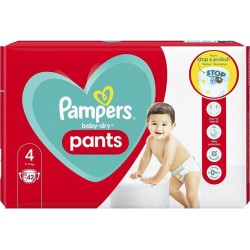 PAMPERS BABY-DRY PANTS GEANT 9-15Kg T4 x42