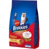 Brekkies Delice Croquettes Croquantes Fourrées au Jambon pour Chats au Poulet Dinde et Légumes 4Kg