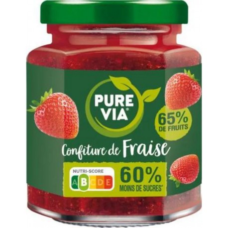 PURE VIA CONFITURE de FRAISES 300g