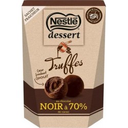 Nestlé Dessert Truffes Chocolat noir 70% 250g