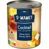 St Mamet Fruits au sirop Cocktail Pêche Poire Ananas Raison avec jus naturel 500g (lot de 3)