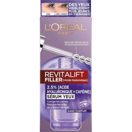 L'Oréal Sérum yeux Paris Dermo Revitalift filler 20ml