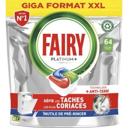 Fairy Capsules lave-vaisselle Platinum+ Original x64 993g