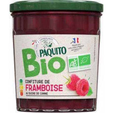 PAQUITO CONFITURE FRAMBOISE BIO 360g