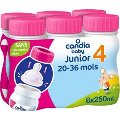 CANDIA BABY Junior 4 20-36 mois NATURE 6x25cl