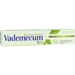 Vademecum Bio Dentifrice Protection Complète Thé Vert Bio Menthe 75ml (lot de 4)