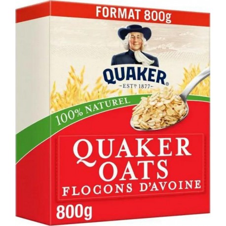 Quaker Oats Flocons d’Avoine 100% Naturel 800g