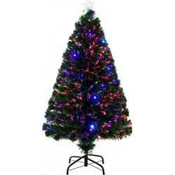 Sapin de Noël artificiel lumineux LED multicolore 45x45x120cm