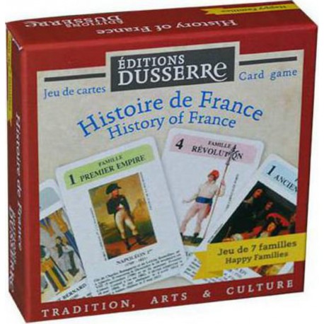 France Cartes Jeu des 7 Familles : Histoire de France - 42 cartes