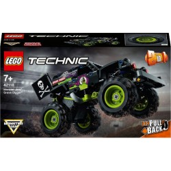 LEGO Technic 42118 Monster Jam Grave Digger Un camion-jouet et un buggy tout-terrain
