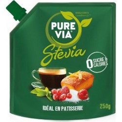 Pure Via Edulcorant poudre cristalisée Stévia 250g