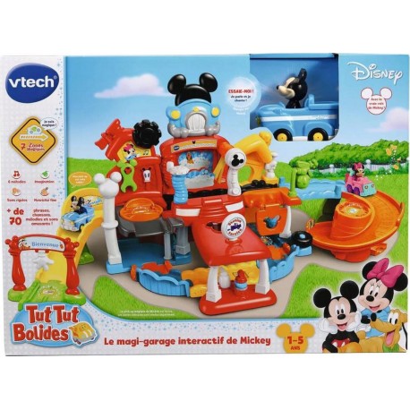 Vtech Le Magi Garage Interactif De Mickey Pick Up Magique De Mickey Tut Tut Bolides