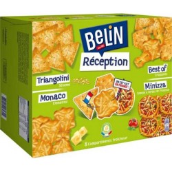 Belin Crackers Réception Assortiment 4 saveurs 2x380g