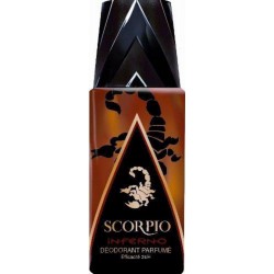 Scorpio Déodorant Parfumé Inferno 150ml (lot de 4)