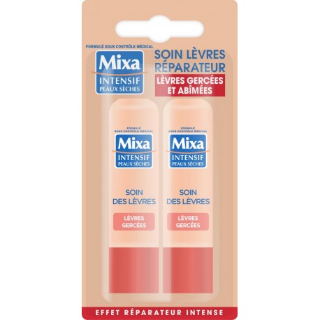 Mixa Stick lèvres réparateur x2 2 sticks 4,7ml