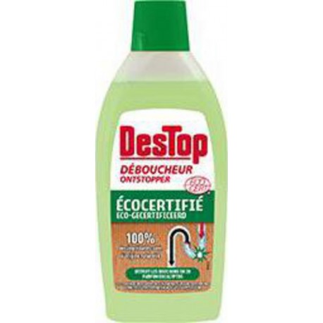 Destop Déboucheur Ecocertifié parfum Eucalyptus 500ml (lot de 3)