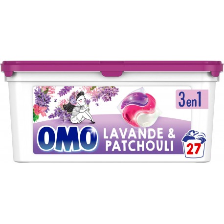 OMO CAPS 3EN1 LAVANDE PATCHOULI X27