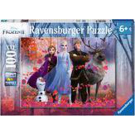 Ravensburger Puzzle 100 p XXL - La magie de la forêt / Disney La Reine des Neiges 2