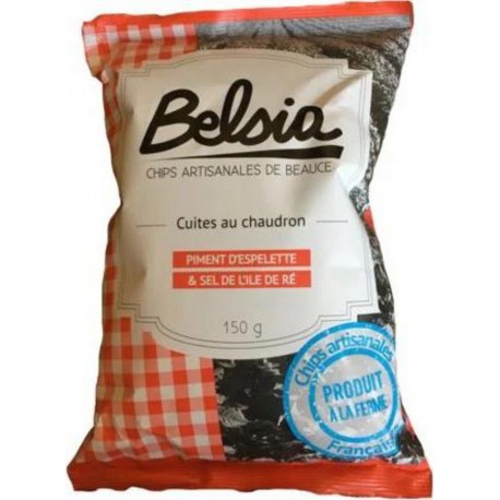 Belsia Chips piment Espelette/sel sans gluten