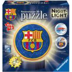 Ravensburger Puzzle 3D rond 72 p illuminé - FC Barcelone