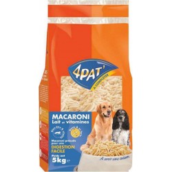 4Pat’ Macaroni Lait et Vitamines Digestion Facile 5Kg (lot de 3)