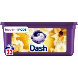 DASH Lessive Capsules Détergent Souffle Précieux x23