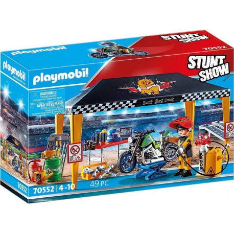 Playmobil 70552 ATELIER REPARATION STUNTSHOW