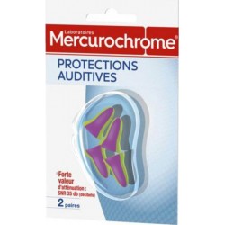 Mercurochrome Protections Auditives 2 Paires